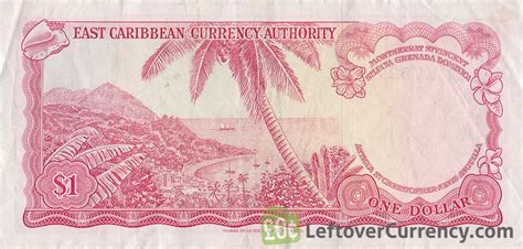 1 East Caribbean dollar banknote (1965 issue) - Exchange yours