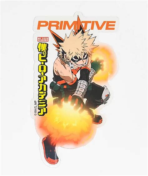 Primitive X My Hero Academia Katsuki Bakugo Sticker Mall Of America