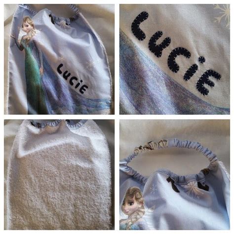 Serviette de table personnalisé prénom Lucie Verso en coton prénom