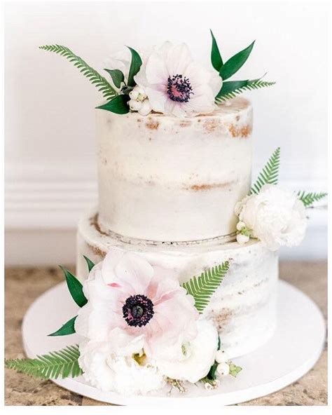 Semi Naked Cake For Vow Renewal