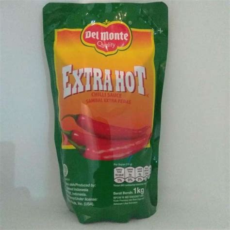 Jual Delmonte Extra Hot Chilli Sauce Sambal Extra Pedas 1 Kg Di Seller Frozenfood46 Lembang