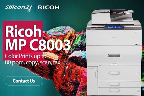 Ricoh MP C6502 8002 C6503 8003 Colour Printer Computers