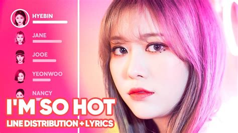 Momoland I M So Hot Line Distribution Lyrics Color Coded Patreon