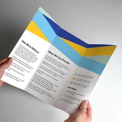 Folded Brochure A3 Tri-Folded - Print Direct