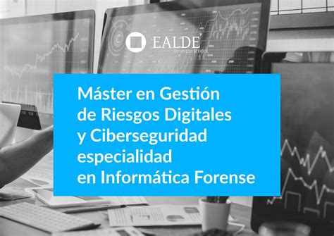 M Ster En Gesti N De Riesgos Digitales Ciberseguridad E Inform Tica