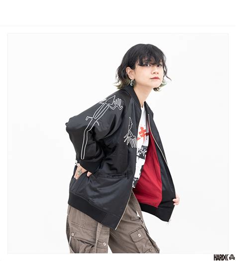 ハードコアチョコレート HARDCORE CHOCOLATE 月刊ムー ナスカジャン フマナブラックブラック JACKET HGCC BK BK ジャケット