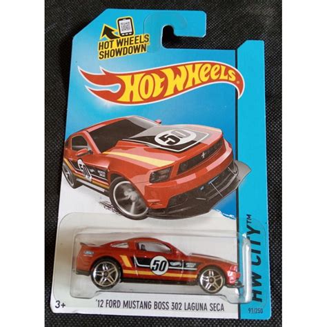 HOT WHEELS 12 FORD MUSTANG BOSS 302 LAGUNA SECA Shopee Singapore