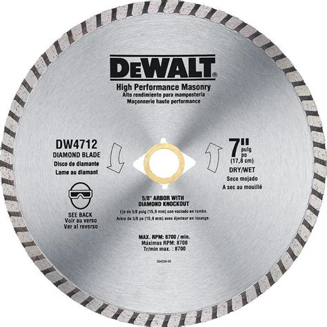 Dewalt Dw Continuous Rim Diamond Blade