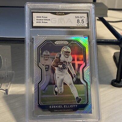 Panini Prizm Silver Prizm Ezekiel Elliott Gma Ebay