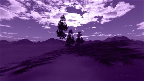 Purple landscape by GLO-HE on DeviantArt