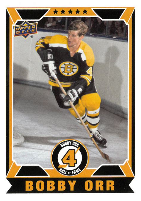 2022 Bobby Orr Hall of Fame Member-Exclusive Hockey Card Signed by ...