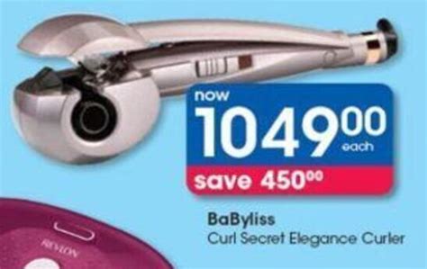 Babyliss Curl Secret Elegance Curler Offer At Clicks