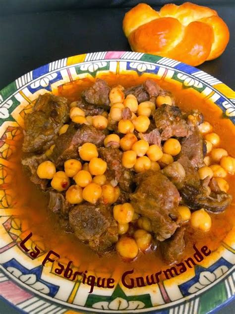 La Fabrique Gourmande Tajine De Boeuf Aux Pois Chiches