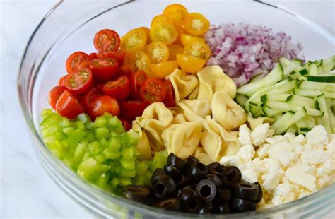 Greek Tortellini Pasta Salad Just A Taste