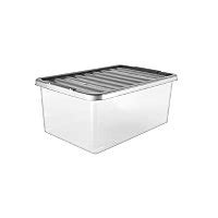 ASDA Clear Storage Box and Lid - 45L | Home & Garden | George at ASDA