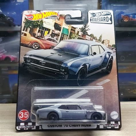 Jual Hot Wheels Custom Chevy Nova Boulevard Premium Shopee Indonesia