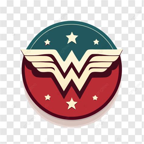 Logotipo De La Mujer Maravilla En Dise O Retro Vector Png Dibujos Un