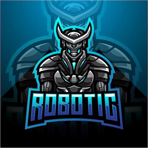 Premium Vector Robotic Esport Mascot Logo Design