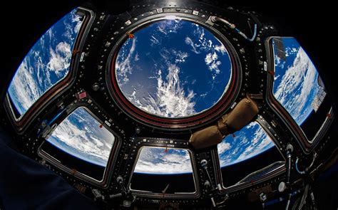 Earth View From Space Station