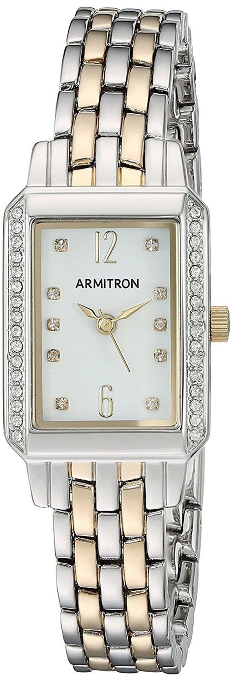 Armitron Womens Quartz Metal And Alloy Dress Watch Colortwo Tone