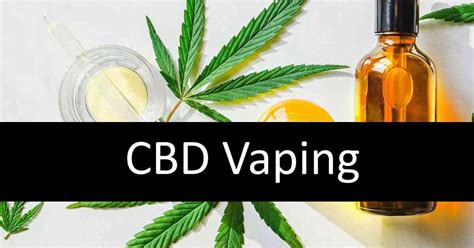 Cbd Vaping Benefits And Risks