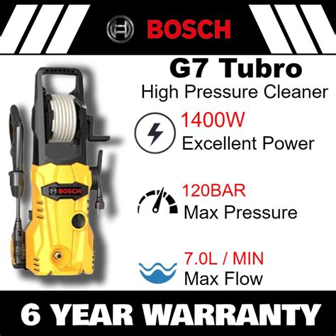 Bosch Style G7 Turbog8 Turbo Waterjet High Pressure Cleaner Water Jet Sprayer Machine Mesin