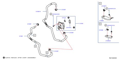 Ky A Engine Coolant Hose Genuine Nissan Part