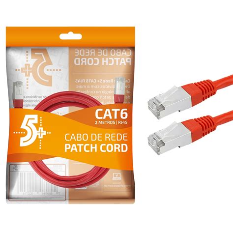 Cabo De Rede Patch Cord Gigabite Cat Metros Eletro Parts