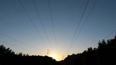 3264x1836 / electric poles, sunset wallpaper - Coolwallpapers.me!