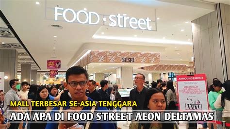 FOOD STREET MALL AEON DELTAMAS CIKARANG MAKAN SUSHI DENGAN HARGA