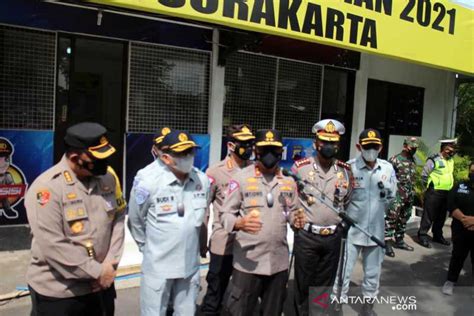 Kakorlantas Polri Cek Kesiapsiagaan Pospam Di Solo ANTARA News