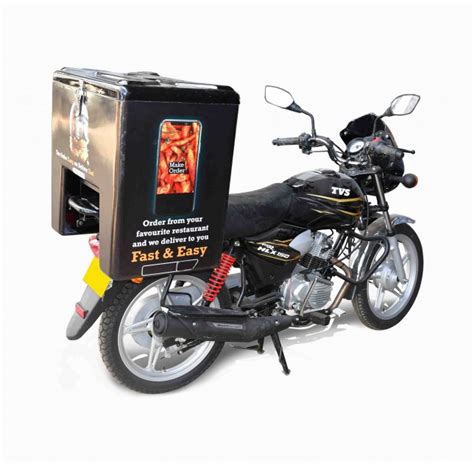 Food Delivery Motorcycle Box With Foam Material 27 X 18 X 27