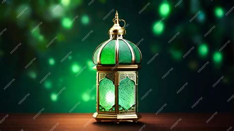 Premium Photo Islamic Arabic Lantern For Ramadan Kareem Eid Mubarak