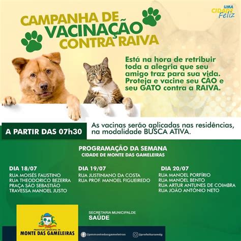 Prefeitura Municipal De Monte Das Gameleiras Capanha De Vacinação