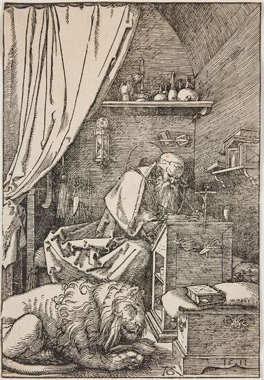 Albrecht D Rer Hieronymus In Der Zelle St Jerome In