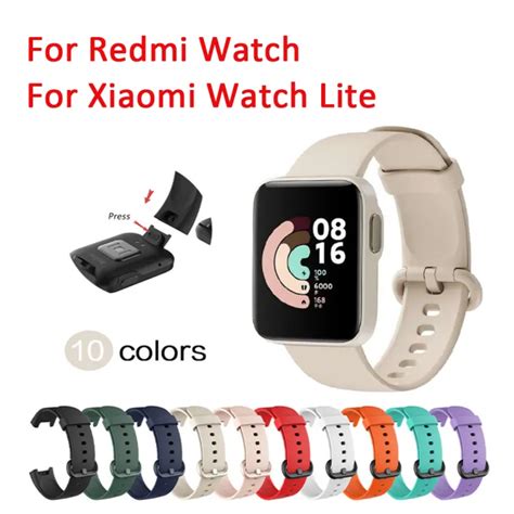 Silicone Strap For Xiaomi Mi Watch Lite Global Version Smart Watch