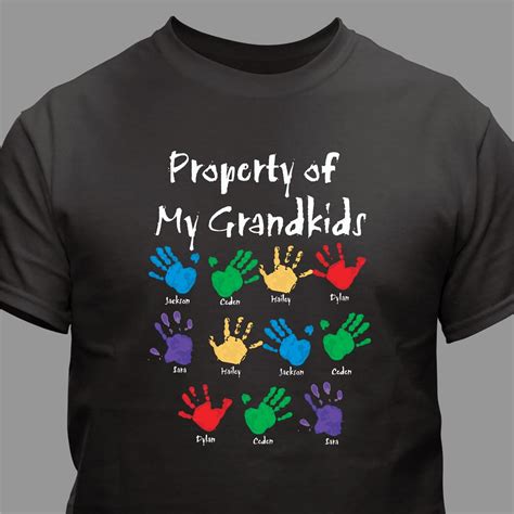 Personalized Property Of My Grandkids T Shirt Tsforyounow