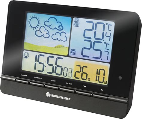 Bresser Wetterstation Funk Mit Au Ensensor Meteotrend Colour Mit Gro Em