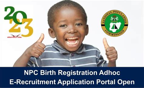 Npc Birth Registration Recruitment Application Portal Npc Birth