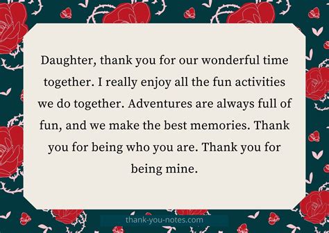 Thank You Daughter: 20 Heartfelt Thank You Daughter Messages