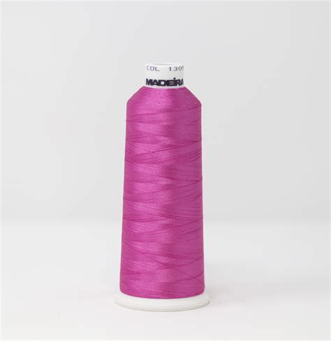 910 1309 5500 Yard Cone Of 40 Weight Dahlia Pink Rayon Machine