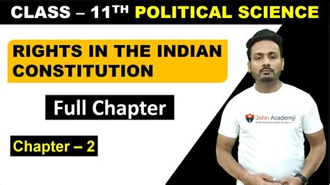 Rights In The Indian Constitution Class Political Science Ncert