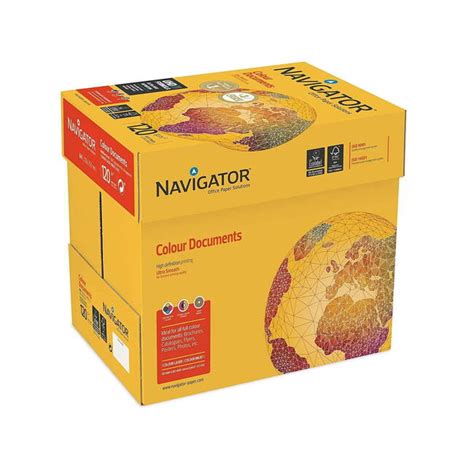 Navigator Colour Documents A4 Copier Paper 120gsm 2000 Sheets