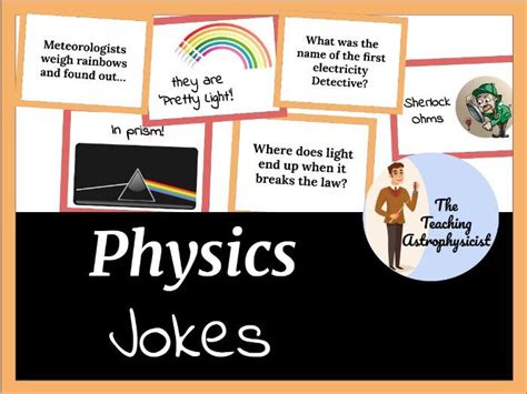 Physics Joke A Day Joke A Week 39 Hilarious Physics Jokes Ppt