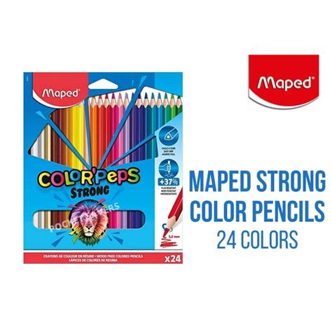 Maped Strong Colored Pencil Set Of Ultra Resistant Lead Art