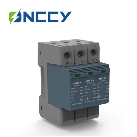 Onccy DC Surge Protection Device SPD T2 3p 1000V 40ka For Photovoltaic