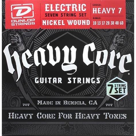 Dunlop DHCN1060-7 Heavy Core Комплект струн для 7-струнной ...