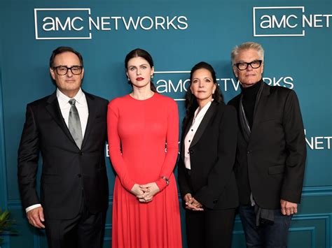 Alexandra Daddario Busty Red Dress Amc Upfront Hot Celebs Home