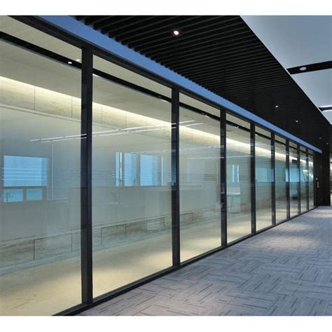 Sps 2545 Slim Glaze Glass Aluminum Office Partition At Best Price In