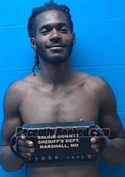 Recent Booking Mugshot For Ira Malik Hackett In Saline County Missouri